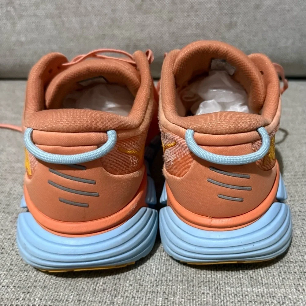 Hoka Women's Orange and Blue Athletic Shoes